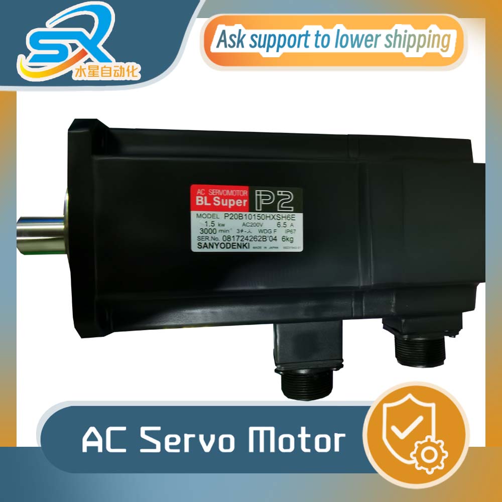 Servo Motor - SANYO DENKI Tropfsicherer Servomotor P20B10150HXSH6E 1,5KW