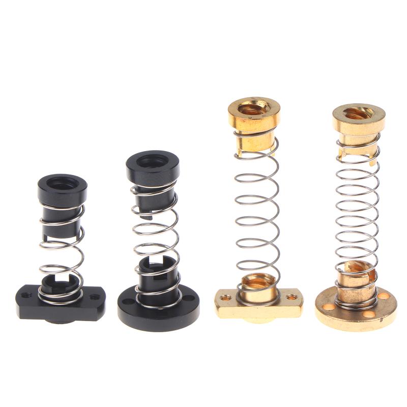 Lead Screw 8Mm - T8 Anti-Backlash-Gewindespindel aus Messing/POM mit Federmutter