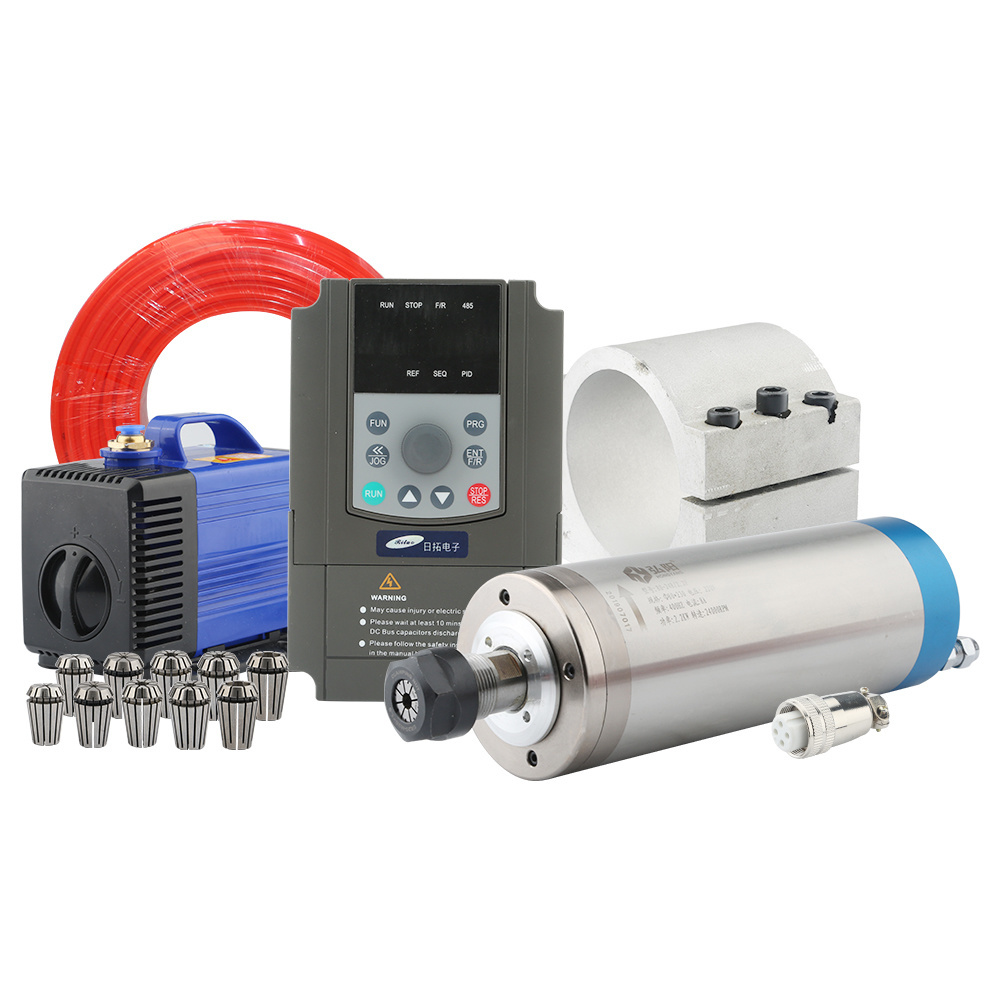 Water Cooled Spindle - CNC-Fräser-Set 2,2 kW ER20 Wassergekühlter Frässpindelmotor