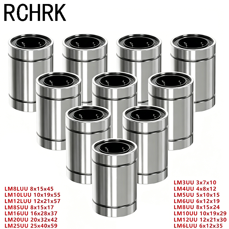 Lm8Uu Bearing - 4/10 Stück LM8UU LM10UU LM16UU LM12UU