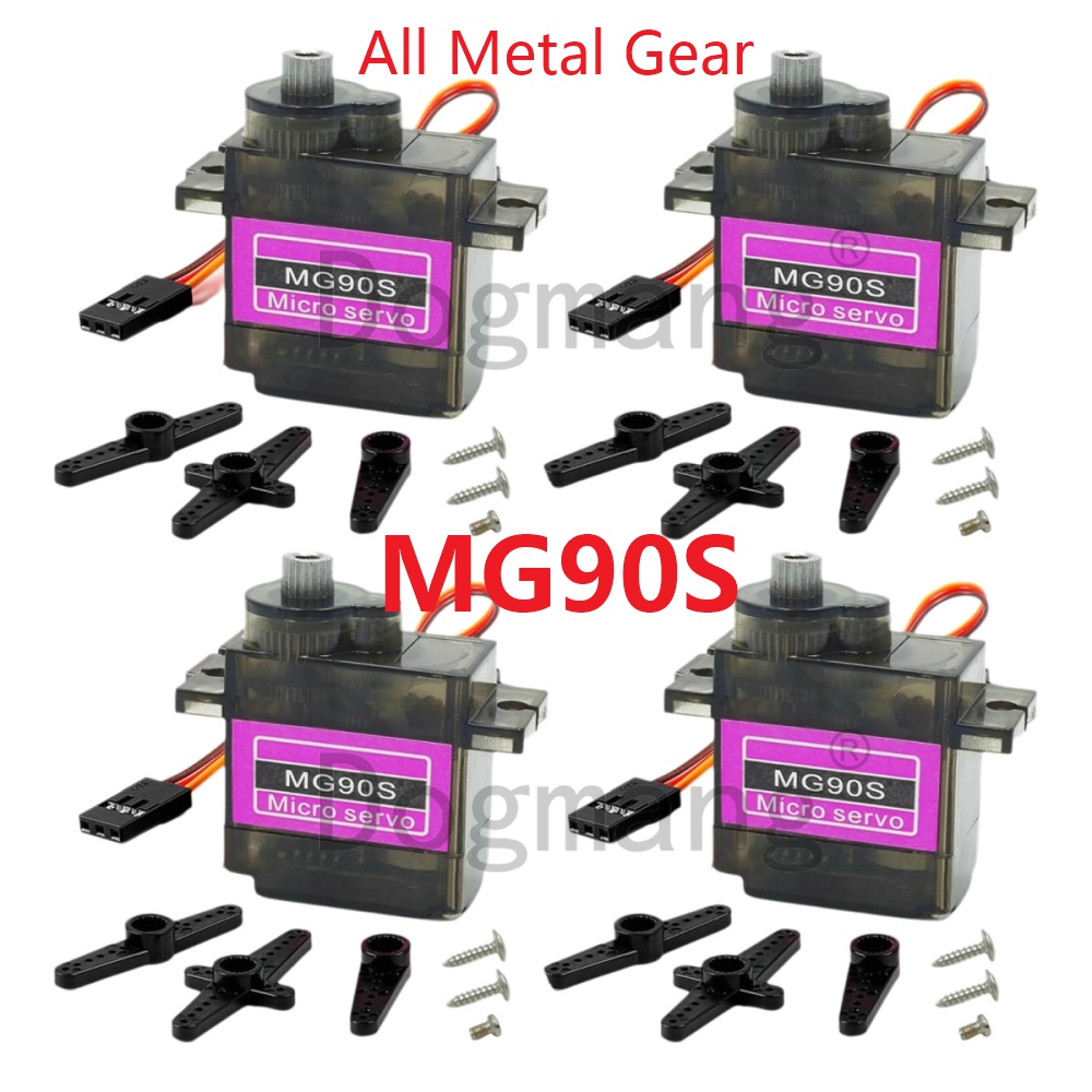 Servo 9G - MG90S Servo 1/2/4/10/20/50 Stück Ganzmetallgetriebe 9g
