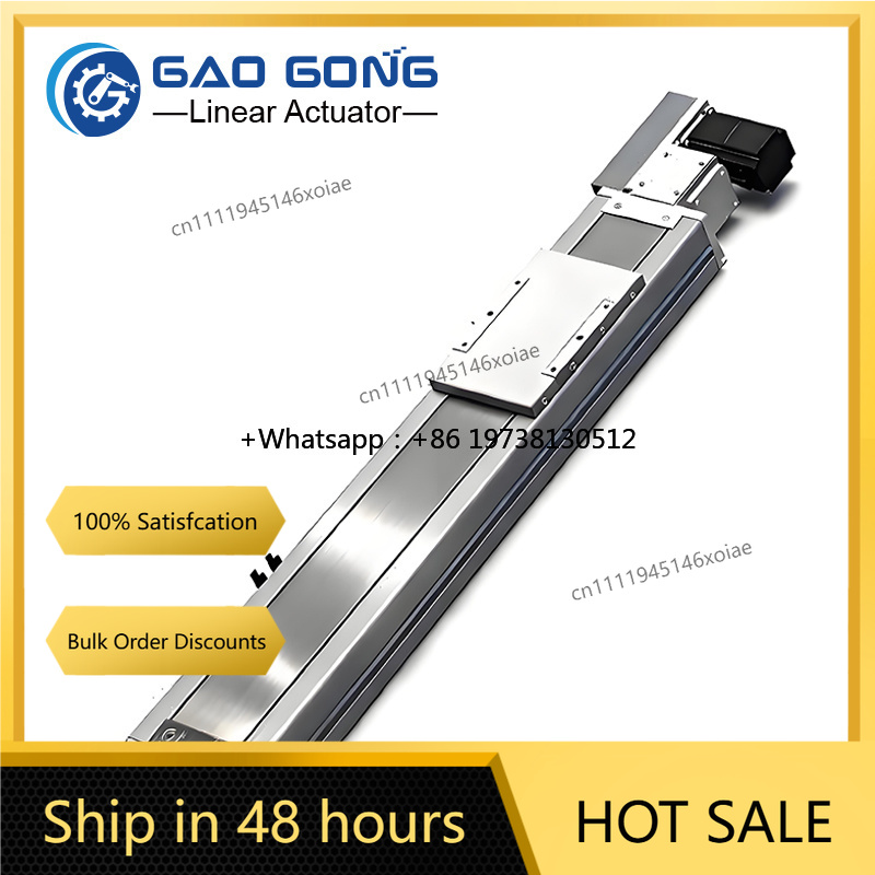 Linear Rail - GAOGONG Hochgeschwindigkeits-Langhub-Hochleistungs-Zahnriemenantrieb Schienen-Linearführung Gleit-Tisch Linearroboter-Aktuator Aluminium