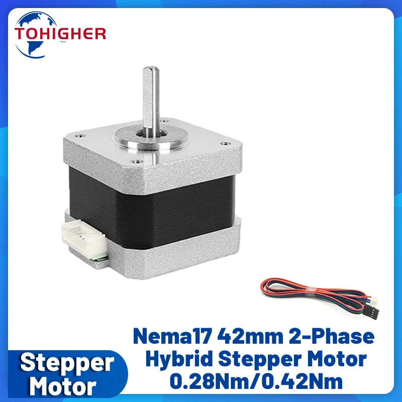 Nema 17 Stepper - Nema17 Schrittmotor 42 Motor 4-Leiter 0,28Nm/0,42/0,56Nm/0,7Nm