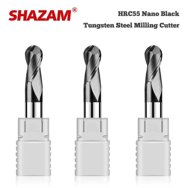 Shazam hrc55 2-Flöten-Kugelfrä – End Mill Set Bewertung und Preis