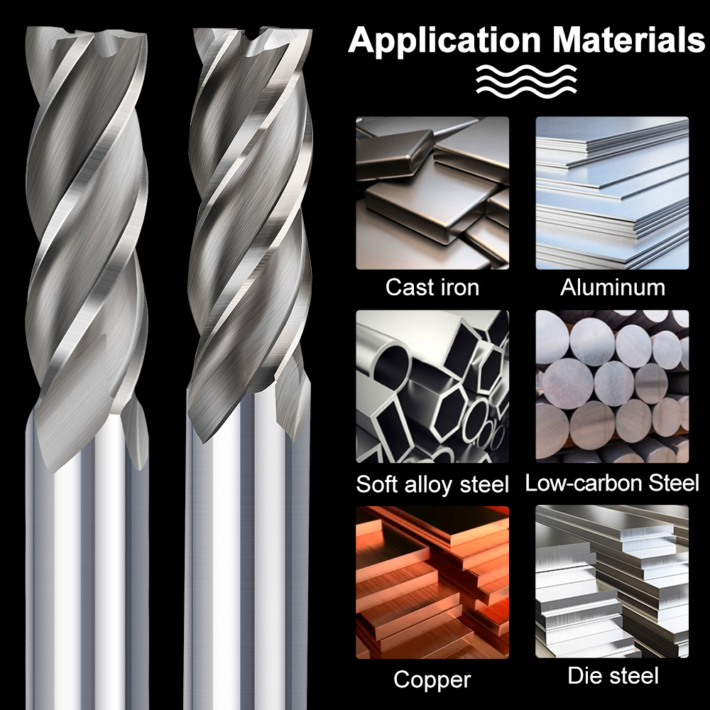 XCAN HSS Fräser 4-schneidiger  – End Mill Set Bewertung und Preis