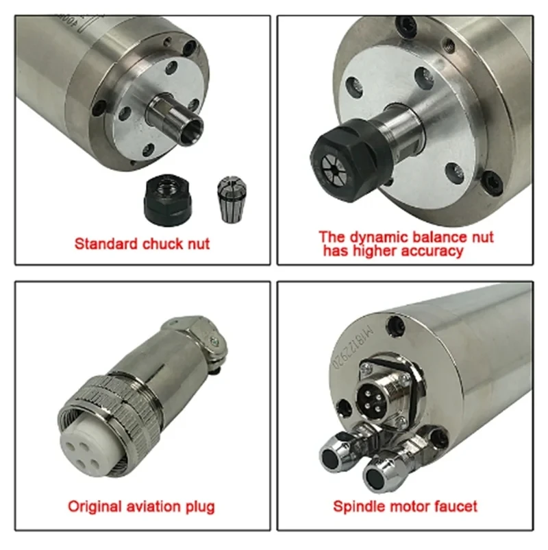 65X158-800W-ER11-220V CNC Wass – Water Cooled Spindle Bewertung und Preis