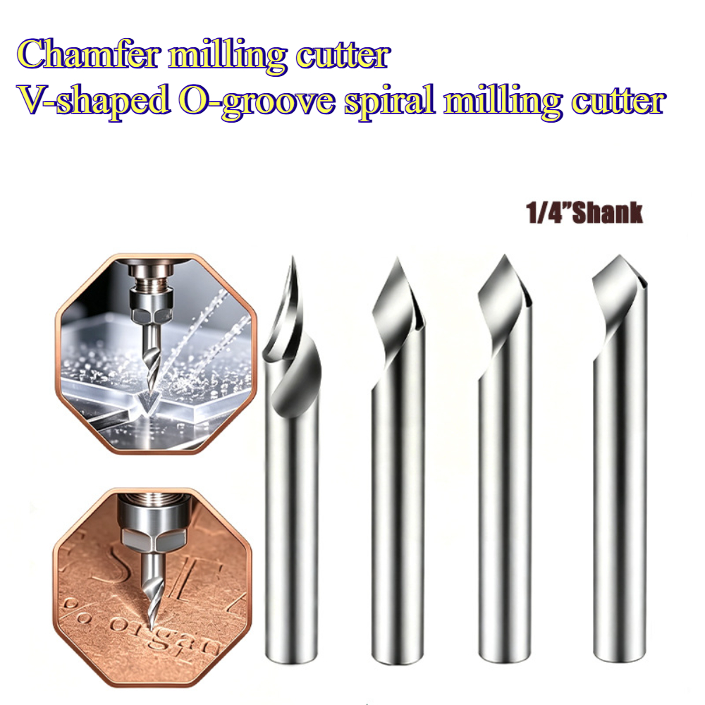 V-förmiger Spiral-CNC-Fräser,  – Cnc Bits Bewertung und Preis