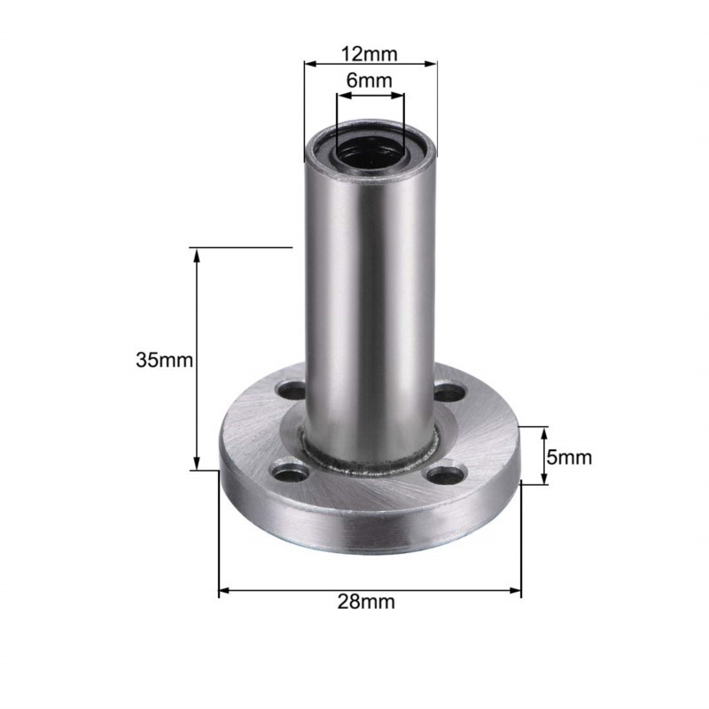 4 Stück/Packung Lmf8uu Lmf10uu – Lm8Uu Bearing Bewertung und Preis