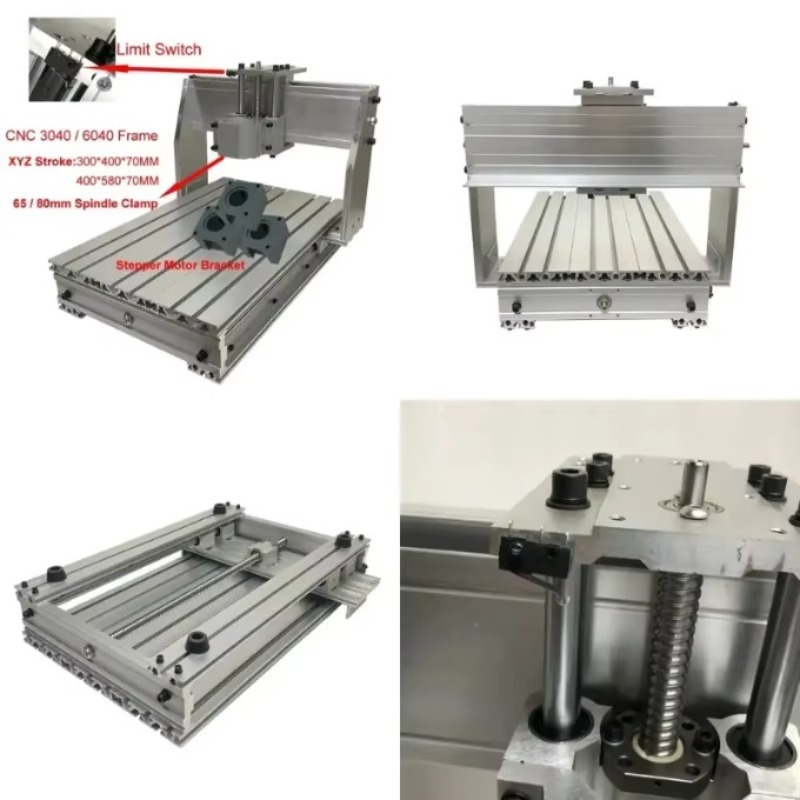 Aluminium CNC 3040 6040 Rahmen – Ball Screw Bewertung und Preis