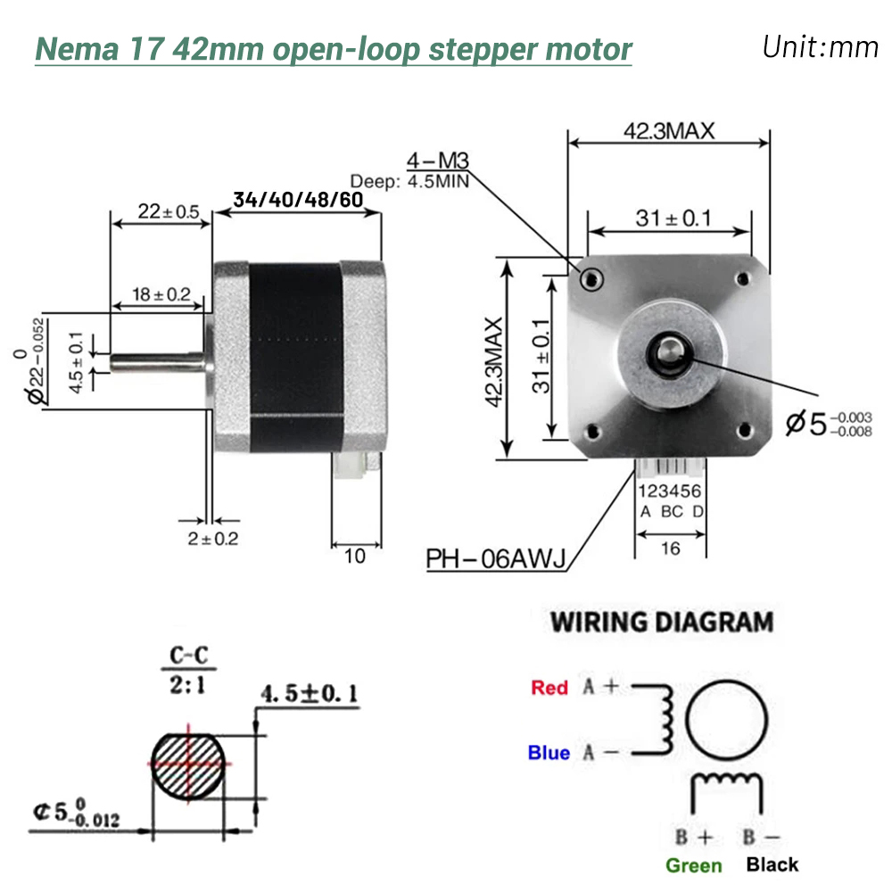 Nema17 Schrittmotor 42 Motor 4 – Nema 17 Stepper Bewertung und Preis