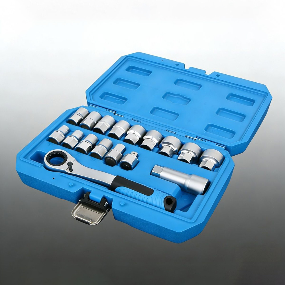 17-teiliger 12-Kant-Ratschensc – Cnc Bits Bewertung und Preis