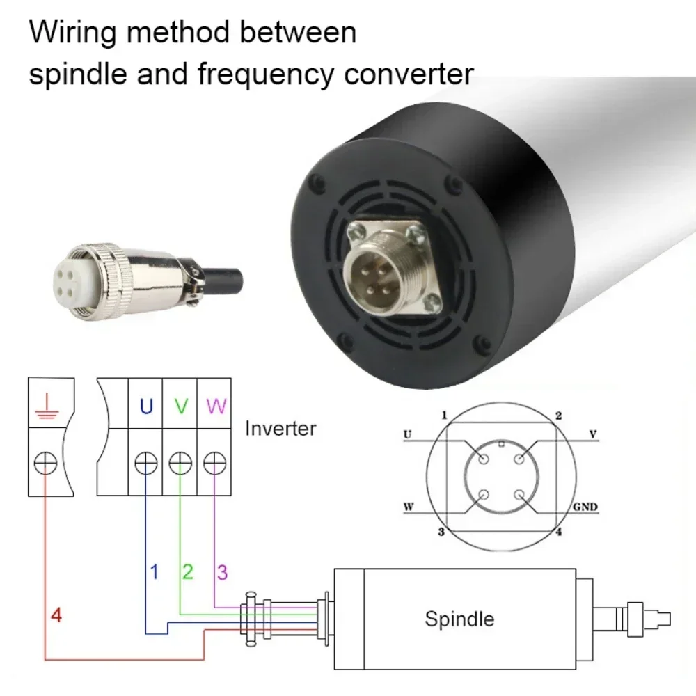 800W 1,5KW 2,2KW CNC Luftgeküh – Water Cooled Spindle Bewertung und Preis